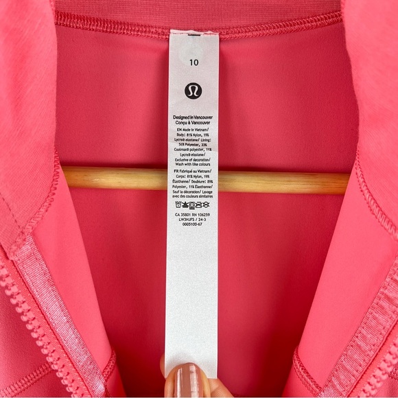 NEW Lululemon 2024 Define Cropped Jacket *Nulu - Sakura Pink - Picture 7 of 12